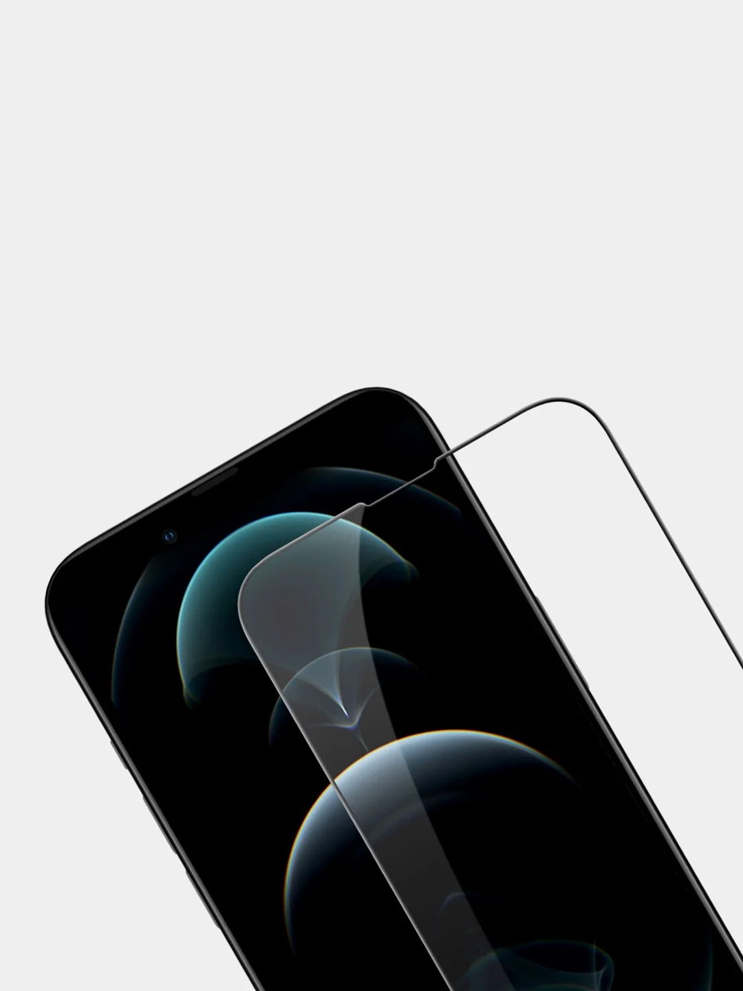 Защитное стекло для iPhone 14 Pro / Pro Max глянцевое 9H антибликовое