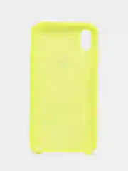 Лимонный чехол Silicone Case для iPhone XR, с открытым низом