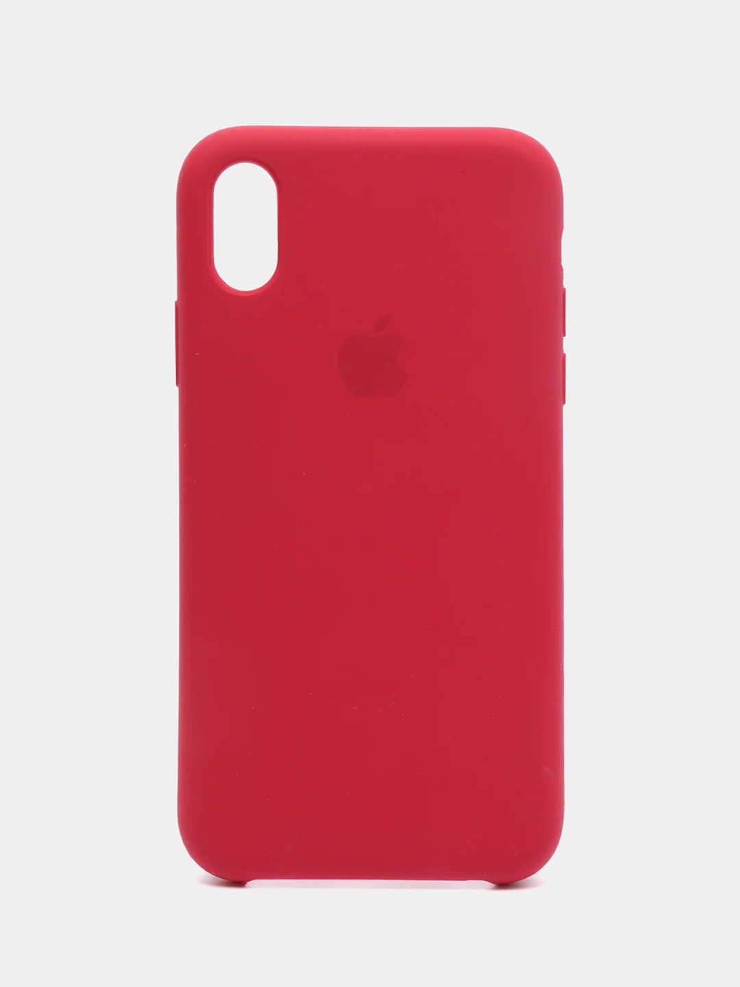 Марсала чехол Silicone Case для iPhone XR, с открытым низом