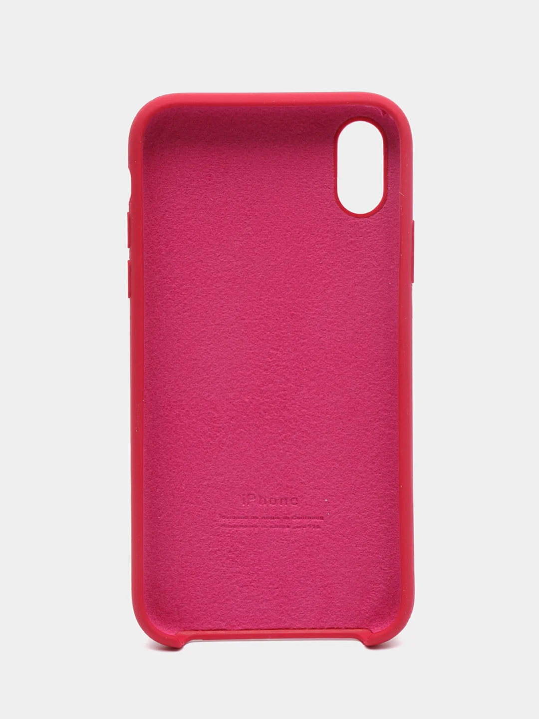 Марсала чехол Silicone Case для iPhone XR, с открытым низом