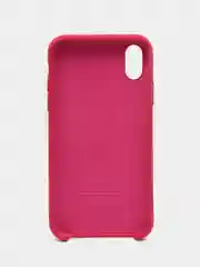 Марсала чехол Silicone Case для iPhone XR, с открытым низом