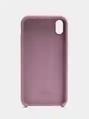 Сиреневый чехол Silicone Case для iPhone XR, с открытым низом