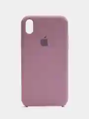 Сиреневый чехол Silicone Case для iPhone XR, с открытым низом