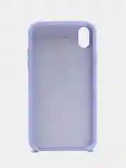 Лавандовый чехол Silicone Case для iPhone XR, с открытым низом