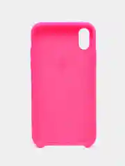 Фуксия чехол Silicone Case для iPhone XR, с открытым низом