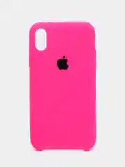 Фуксия чехол Silicone Case для iPhone XR, с открытым низом