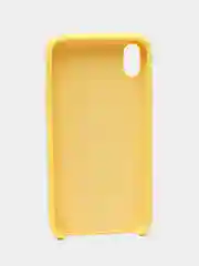Золотой чехол Silicone Case для iPhone XR, с открытым низом
