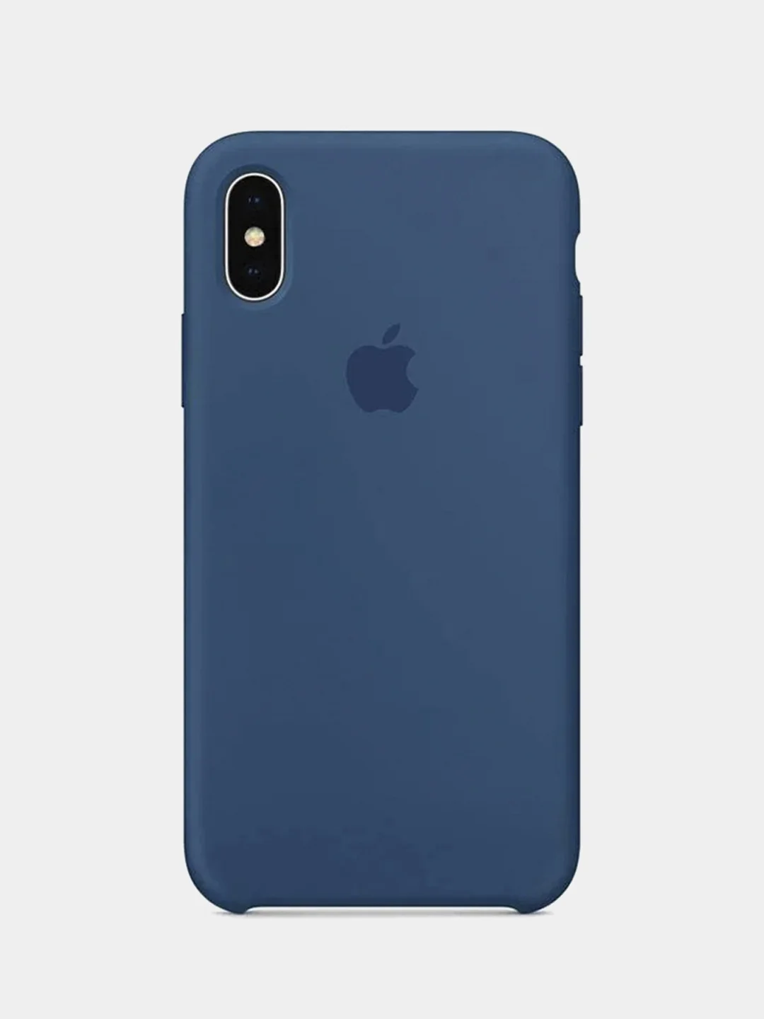 Синий силиконовый чехол на iPhone 6s 6sPlus 7 8 7Plus 8Plus X Xs Xr XsMax