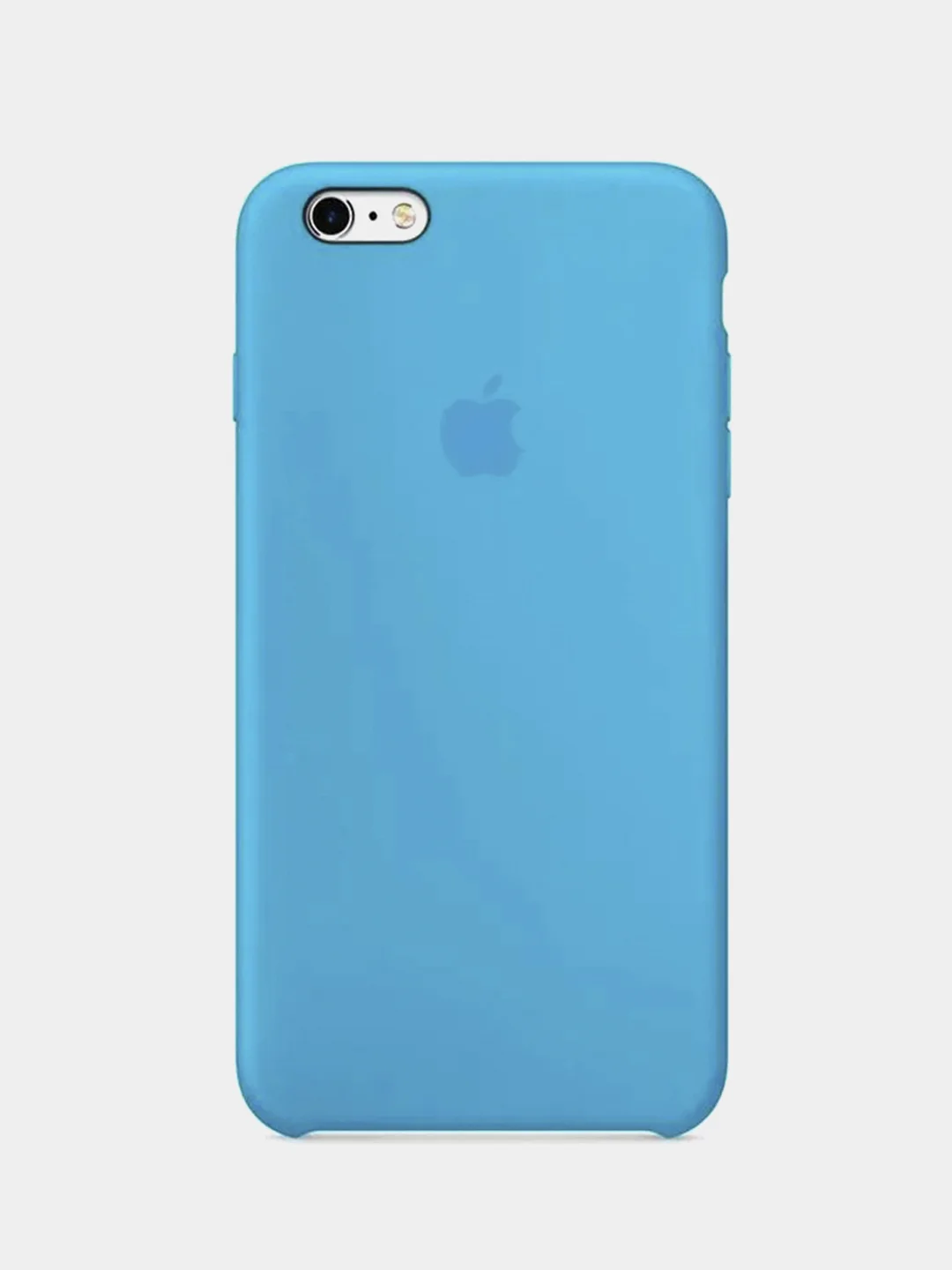 Голубой силиконовый чехол на iPhone 6s 6sPlus 7 8 7Plus 8Plus X Xs Xr XsMax