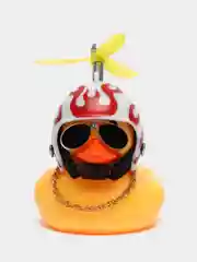 Рыжий игрушка "Утка в шлеме и очках", с пропеллером, в машину