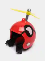 Красный игрушка "Утка в шлеме и очках", с пропеллером, в машину