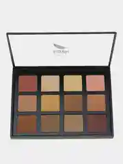 Профессиональная палетка теней для макияжа 12 оттенков  POSH Make Up Palette 02 Nude Brownie