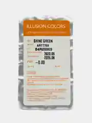 Зеленый цветные контактные линзы Illusion colors Shine, 2 шт, 3 месяца