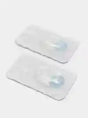 Голубой цветные контактные линзы Illusion colors Shine, 2 шт, 3 месяца