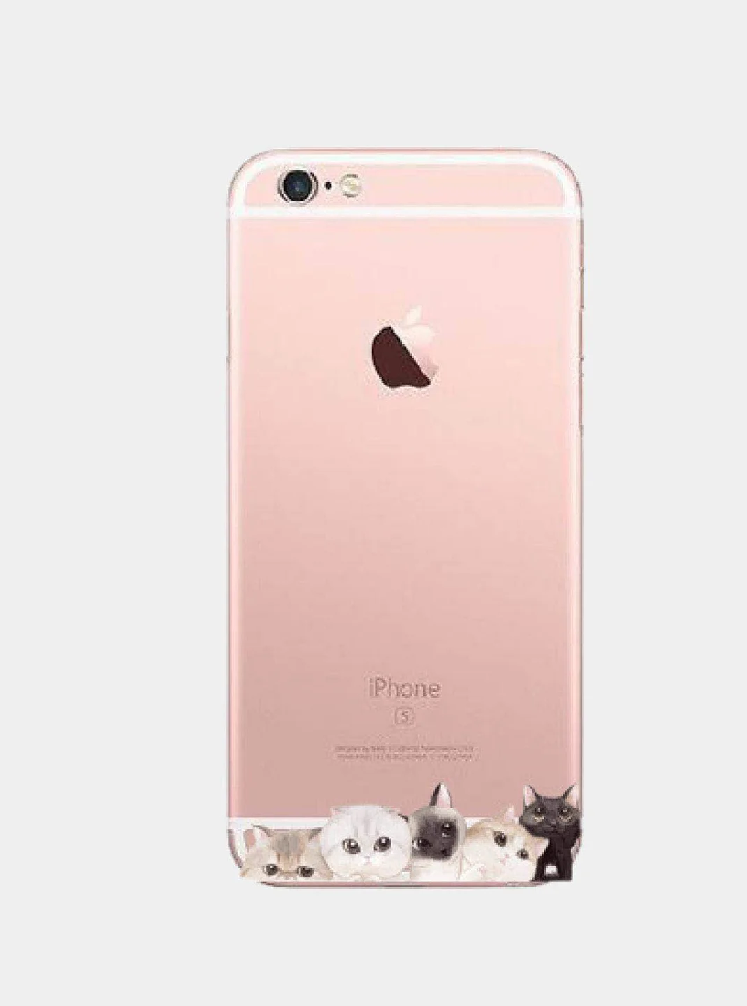 Коричневый чехол прозрачный силиконовый с милыми животными для iPhone 11, XR, X / XS, 7 / 8