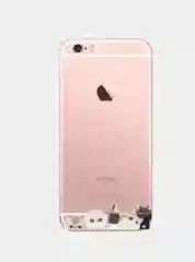 Коричневый чехол прозрачный силиконовый с милыми животными для iPhone 11, XR, X / XS, 7 / 8