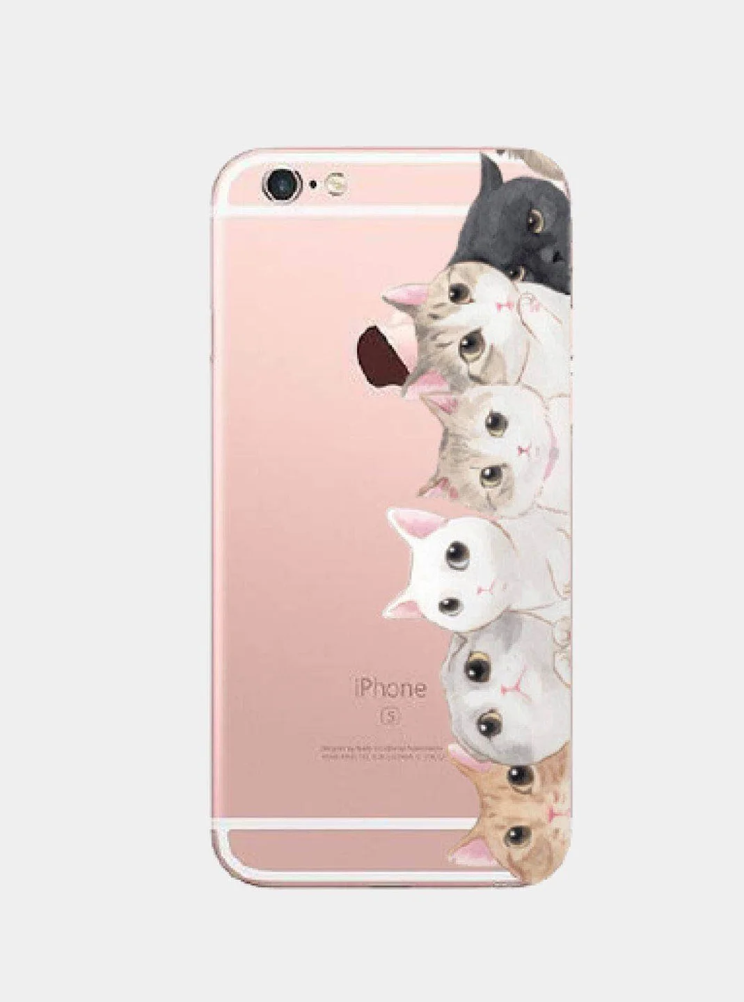 Терракотовый чехол прозрачный силиконовый с милыми животными для iPhone 11, XR, X / XS, 7 / 8