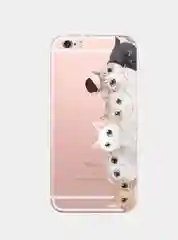 Терракотовый чехол прозрачный силиконовый с милыми животными для iPhone 11, XR, X / XS, 7 / 8