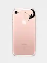 Белый чехол прозрачный силиконовый с милыми животными для iPhone 11, XR, X / XS, 7 / 8