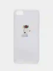 Серебряный чехол прозрачный силиконовый с милыми животными для iPhone 11, XR, X / XS, 7 / 8