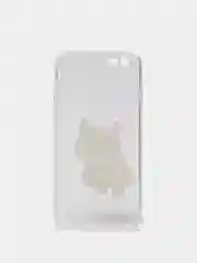 Бежевый чехол прозрачный силиконовый с милыми животными для iPhone 11, XR, X / XS, 7 / 8