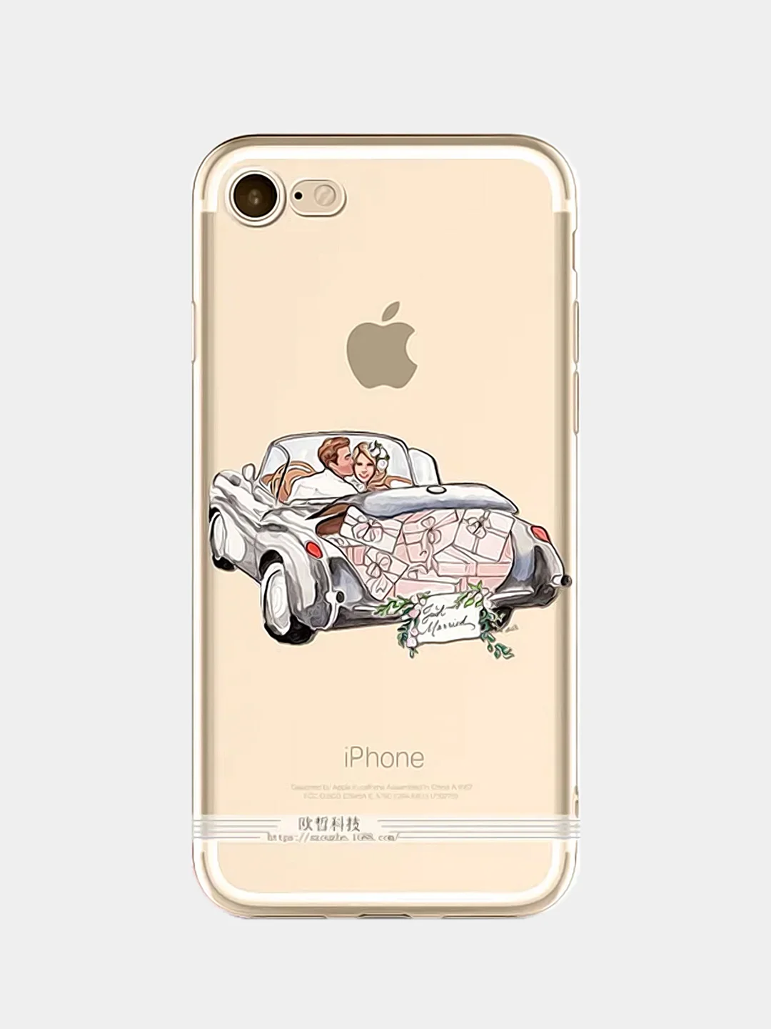 Морской чехол для Apple iPhone 6/6s / 6 Plus/6s Plus / 7/8 / 7 Plus/8 Plus / 11 / 11 PRO / 11 PRO MAX / XS Max / XR / X/XS  прозрачный силиконовый Девушки
