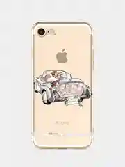 Морской чехол для Apple iPhone 6/6s / 6 Plus/6s Plus / 7/8 / 7 Plus/8 Plus / 11 / 11 PRO / 11 PRO MAX / XS Max / XR / X/XS  прозрачный силиконовый Девушки
