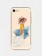 Карамельный чехол для Apple iPhone 6/6s / 6 Plus/6s Plus / 7/8 / 7 Plus/8 Plus / 11 / 11 PRO / 11 PRO MAX / XS Max / XR / X/XS  прозрачный силиконовый Девушки