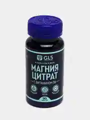 БАД к пище GLS Pharmaceuticals Магния цитрат с витамином B6 капсулы по 500 мг №90