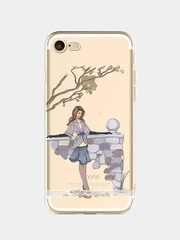 Чехол для Apple iPhone 6/6s / 6 Plus/6s Plus / 7/8 / 7 Plus/8 Plus / 11 / 11 PRO / 11 PRO MAX / XS Max / XR / X/XS  прозрачный силиконовый Девушки