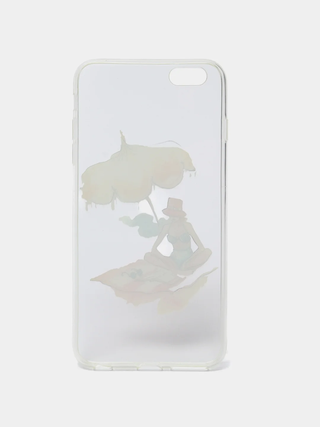 Бежевый чехол для Apple iPhone 6/6s / 6 Plus/6s Plus / 7/8 / 7 Plus/8 Plus / 11 / 11 PRO / 11 PRO MAX / XS Max / XR / X/XS  прозрачный силиконовый Девушки