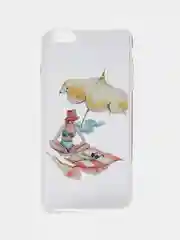 Бежевый чехол для Apple iPhone 6/6s / 6 Plus/6s Plus / 7/8 / 7 Plus/8 Plus / 11 / 11 PRO / 11 PRO MAX / XS Max / XR / X/XS  прозрачный силиконовый Девушки
