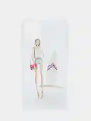 Бирюзовый чехол для Apple iPhone 6/6s / 6 Plus/6s Plus / 7/8 / 7 Plus/8 Plus / 11 / 11 PRO / 11 PRO MAX / XS Max / XR / X/XS  прозрачный силиконовый Девушки