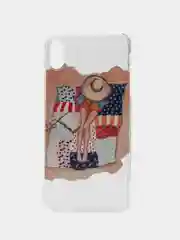 Синий меланж чехол для Apple iPhone 6/6s / 6 Plus/6s Plus / 7/8 / 7 Plus/8 Plus / 11 / 11 PRO / 11 PRO MAX / XS Max / XR / X/XS  прозрачный силиконовый Девушки