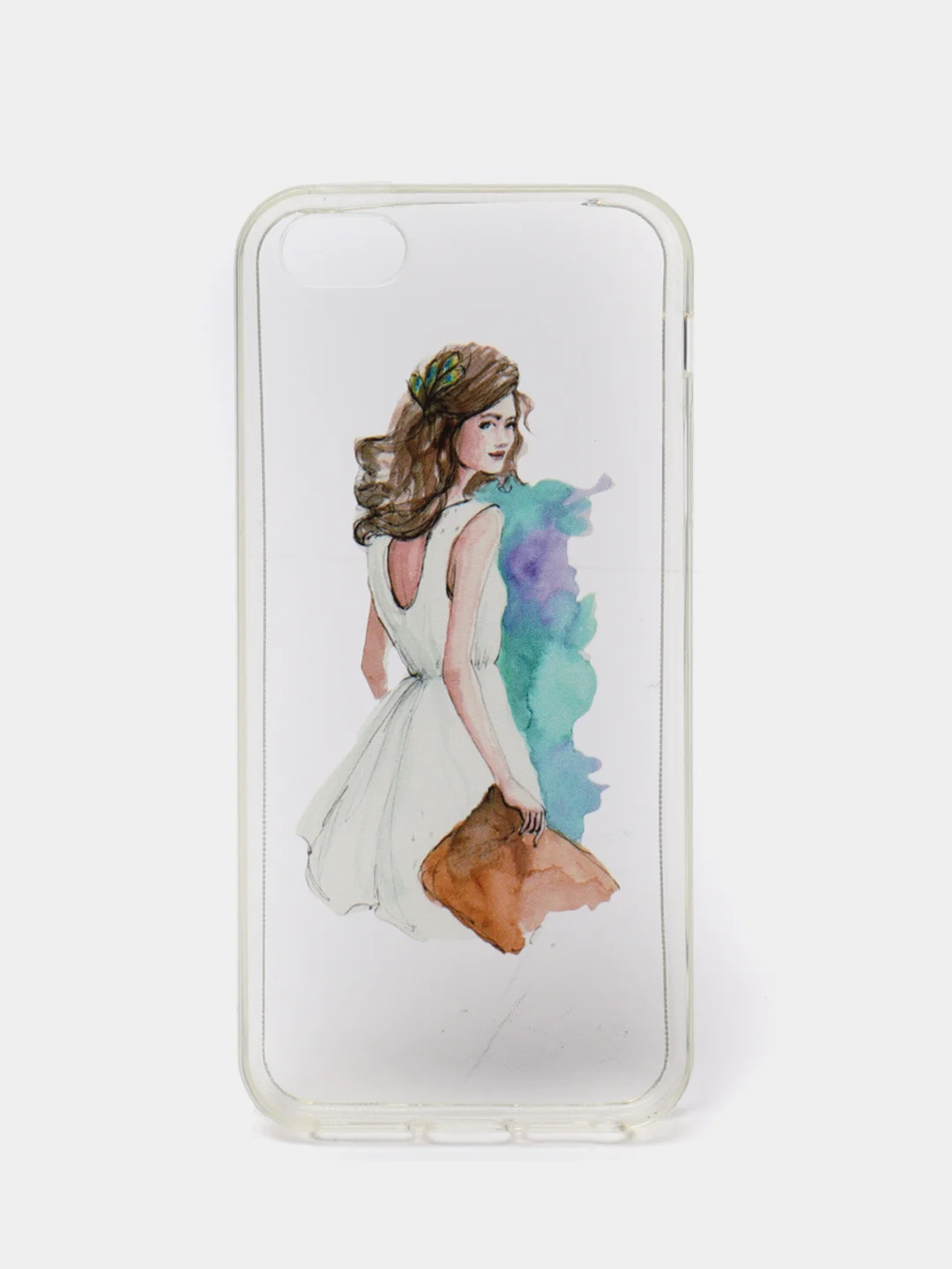 Фуксия чехол для Apple iPhone 6/6s / 6 Plus/6s Plus / 7/8 / 7 Plus/8 Plus / 11 / 11 PRO / 11 PRO MAX / XS Max / XR / X/XS  прозрачный силиконовый Девушки