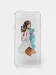 Фуксия чехол для Apple iPhone 6/6s / 6 Plus/6s Plus / 7/8 / 7 Plus/8 Plus / 11 / 11 PRO / 11 PRO MAX / XS Max / XR / X/XS  прозрачный силиконовый Девушки