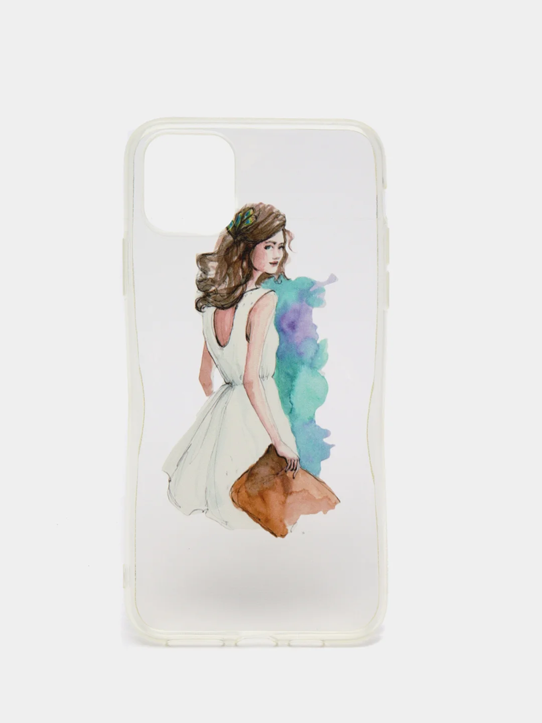 Фуксия чехол для Apple iPhone 6/6s / 6 Plus/6s Plus / 7/8 / 7 Plus/8 Plus / 11 / 11 PRO / 11 PRO MAX / XS Max / XR / X/XS  прозрачный силиконовый Девушки