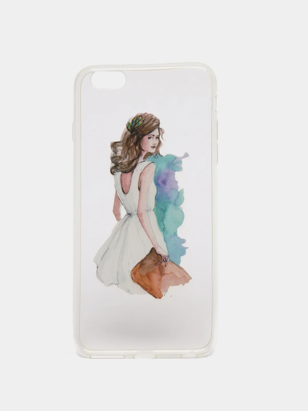 Фуксия чехол для Apple iPhone 6/6s / 6 Plus/6s Plus / 7/8 / 7 Plus/8 Plus / 11 / 11 PRO / 11 PRO MAX / XS Max / XR / X/XS  прозрачный силиконовый Девушки