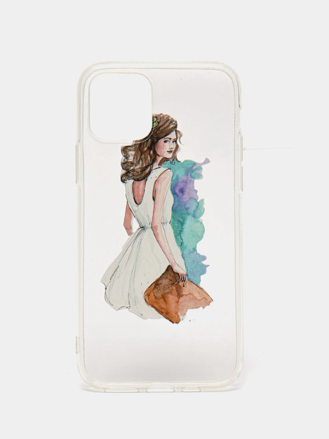 Фуксия чехол для Apple iPhone 6/6s / 6 Plus/6s Plus / 7/8 / 7 Plus/8 Plus / 11 / 11 PRO / 11 PRO MAX / XS Max / XR / X/XS  прозрачный силиконовый Девушки