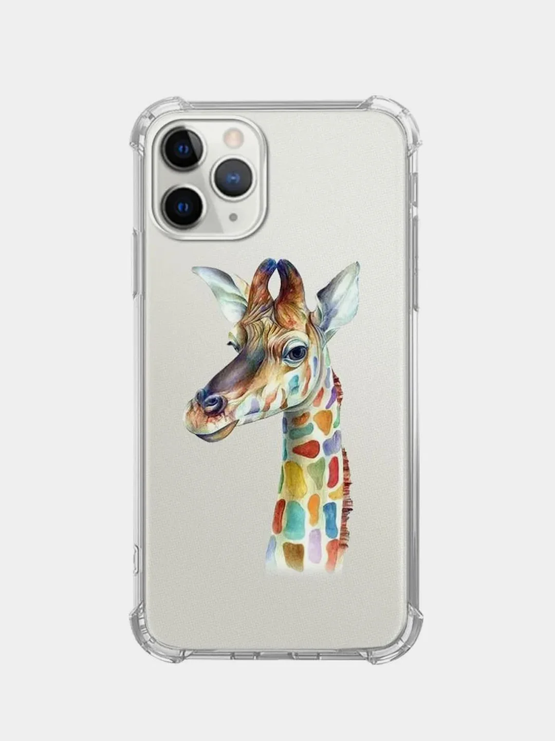 Белый чехол для iPhone 6/6s / 6 Plus/6s Plus / 7/8 / 7 Plus/8 Plus / 11 / 11 PRO / 11 PRO MAX / XS Max / XR / X/XS  прозрачный силиконовый с рисунком