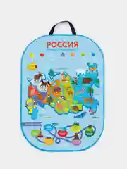 Защитная накидка на автомобильное кресло "Карта России", 66 х 47,5 см
