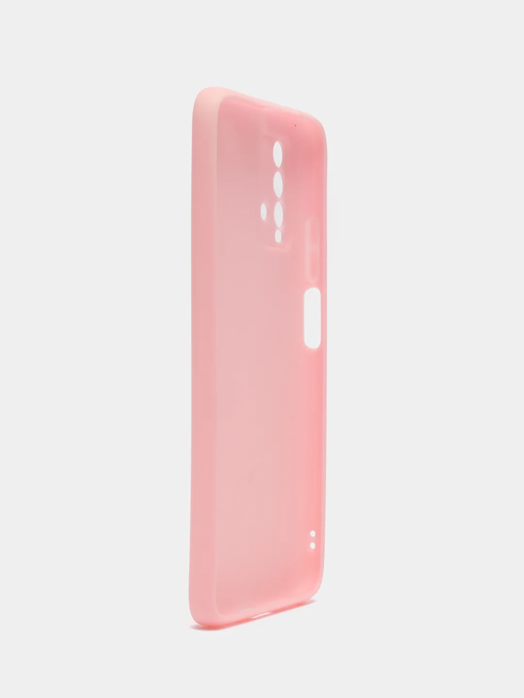 Розовый силиконовый чехол для Xiaomi Redmi 9T (Сяоми Редми 9Т), прозрачный
