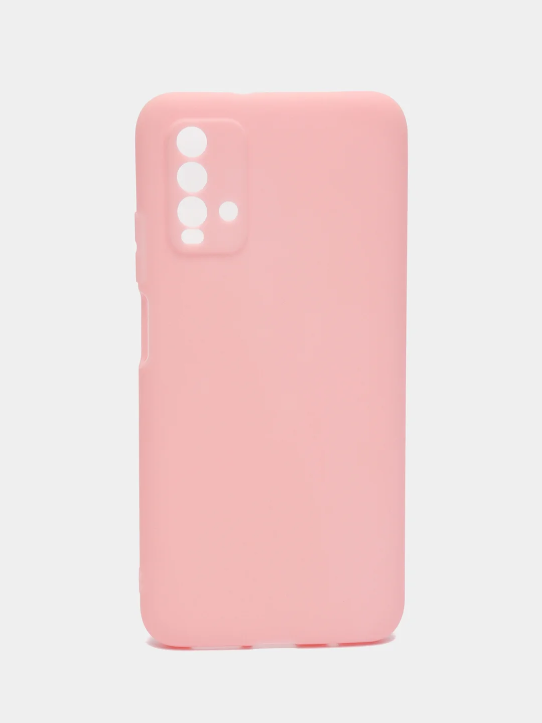 Розовый силиконовый чехол для Xiaomi Redmi 9T (Сяоми Редми 9Т), прозрачный