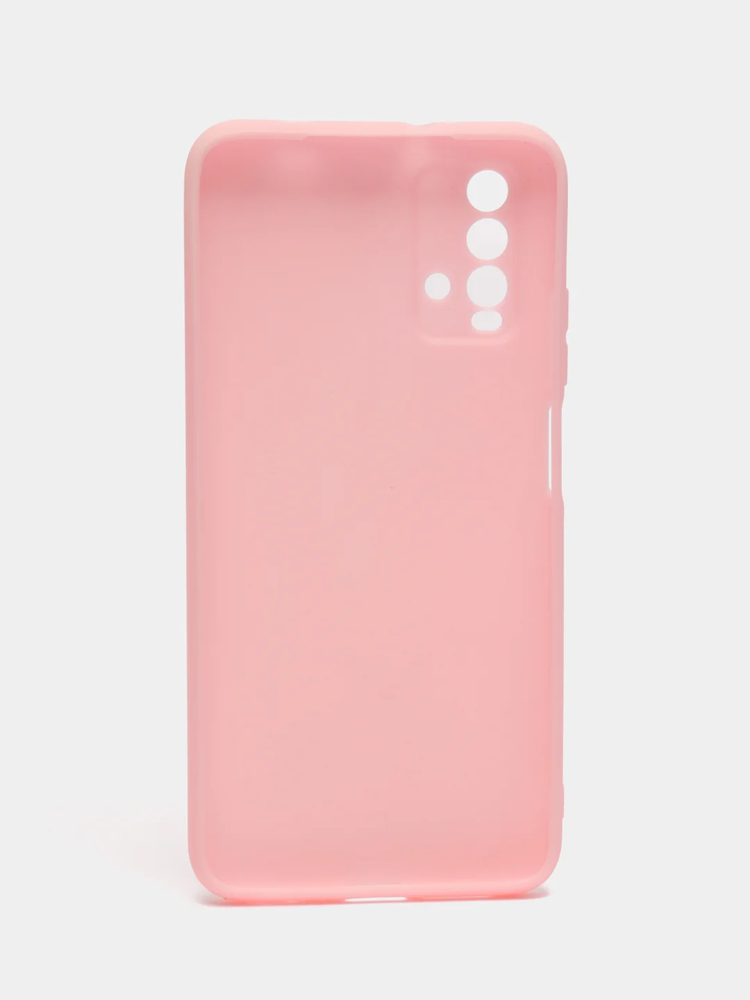 Розовый силиконовый чехол для Xiaomi Redmi 9T (Сяоми Редми 9Т), прозрачный