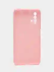 Розовый силиконовый чехол для Xiaomi Redmi 9T (Сяоми Редми 9Т), прозрачный