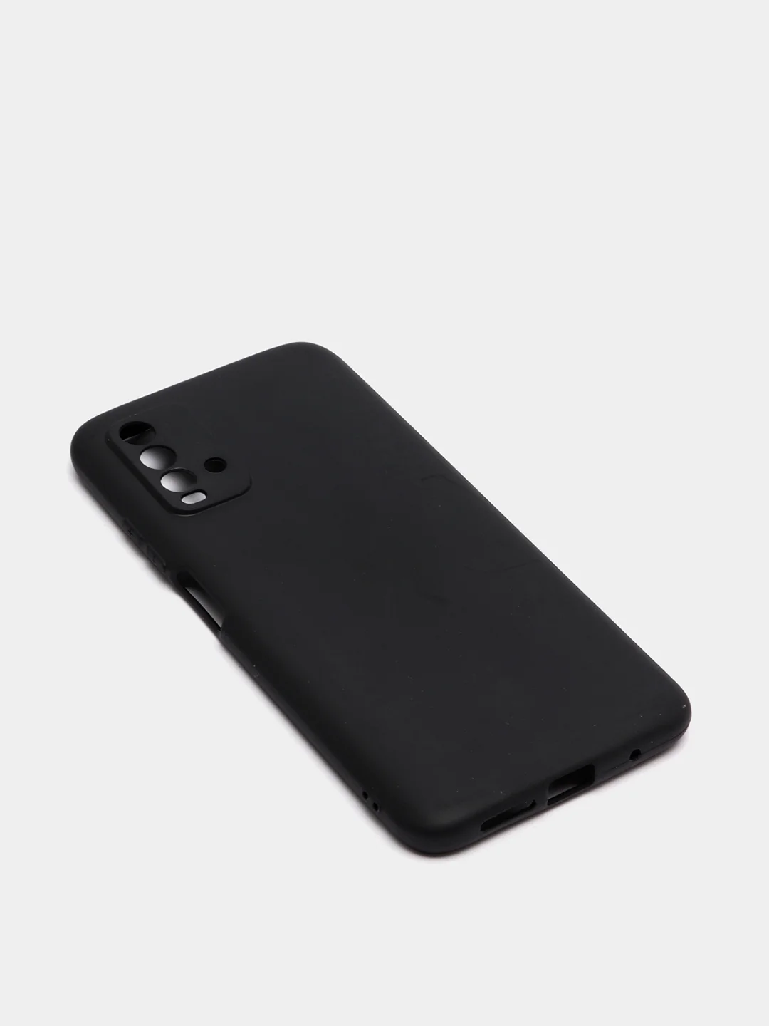 Черный силиконовый чехол для Xiaomi Redmi 9T (Сяоми Редми 9Т), прозрачный