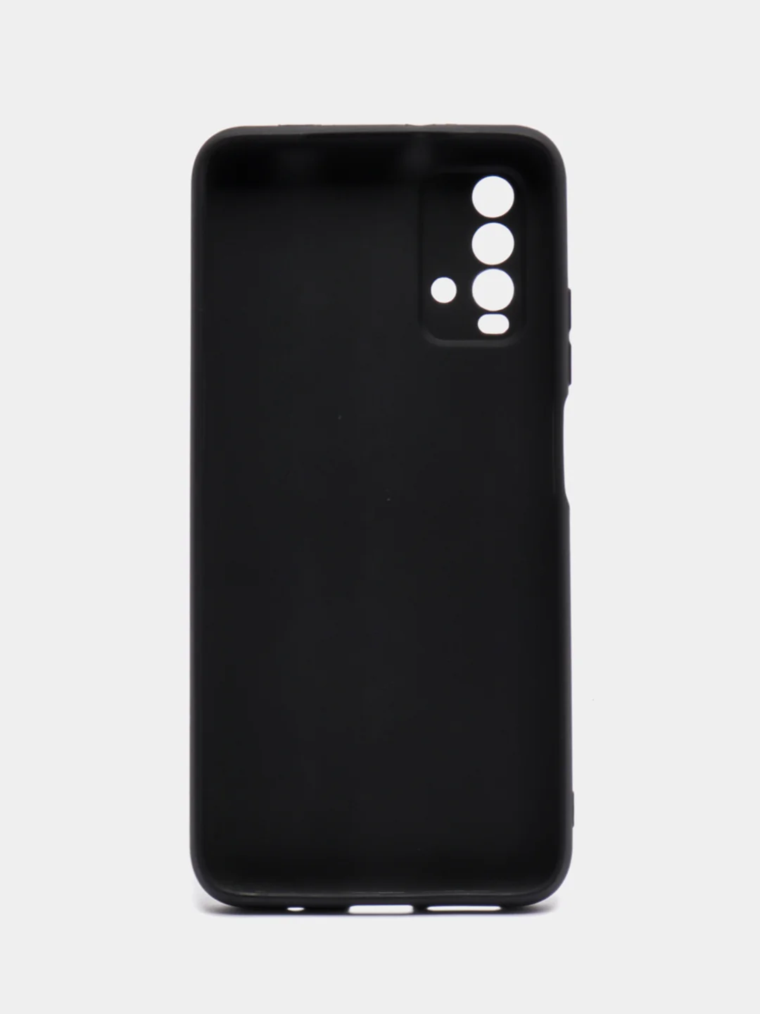 Черный силиконовый чехол для Xiaomi Redmi 9T (Сяоми Редми 9Т), прозрачный