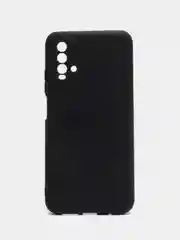 Черный силиконовый чехол для Xiaomi Redmi 9T (Сяоми Редми 9Т), прозрачный