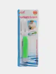 Салатовый палочка для чистки ушей с подсветкой и насадками