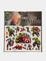 Угольный татуировка детская временная (переводная)